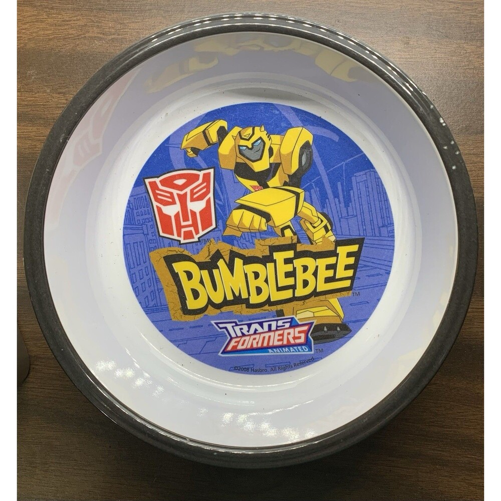 Transformers Bumblebee Melamine Bowl Dish Zak Designs